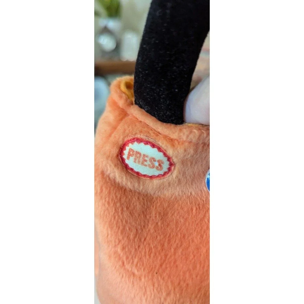 Set Of 2 Y2K Disney Catalog Tigger Vampire Bat  Halloween Plush Pumpkin Bag Sack